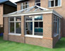 Ultraframe livin room orangery showing soffits 